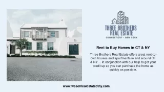 Rent to Buy Homes in CT & NY