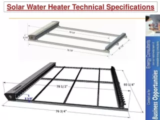 Solar Water Heater Technical Specifications