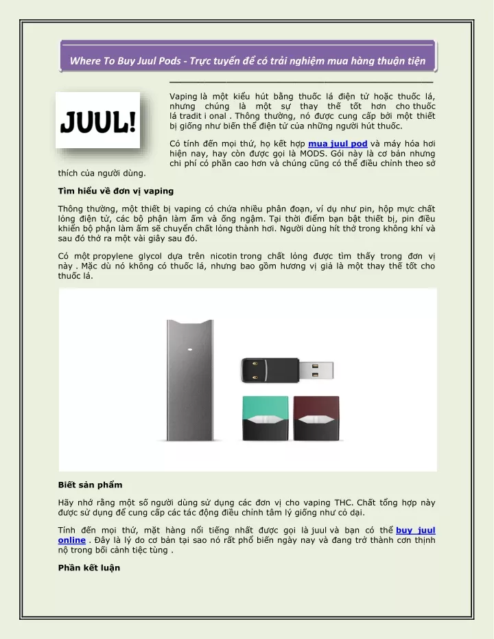 where to buy juul pods tr c tuy n c tr i nghi