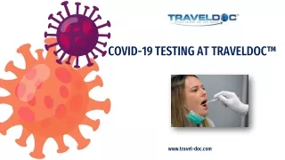 covid 19 testing at traveldoc