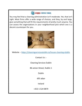 House Cleaning Agencies | Cleaningservicesdublin.ie