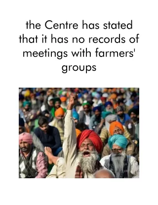 the centre has stated that it has no records
