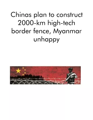 chinas plan to construct 2000 km high tech border