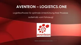 Transportlogistik | Last Mile Logistik - Aventeon Logistics.ONE
