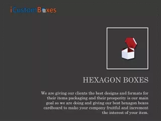 hexagon boxes