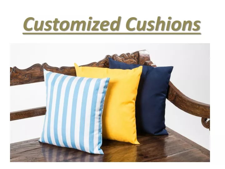 customized cushions