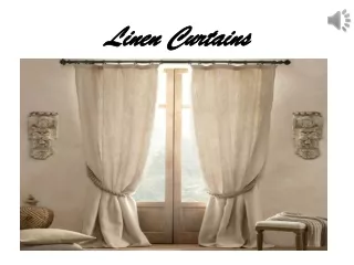 linen curtains