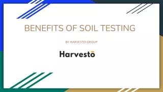 Benefits Of Soil Testing