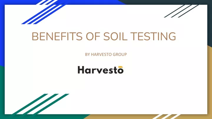 benefits of soil testing