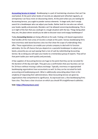 accounting service in ireland bookkeeping