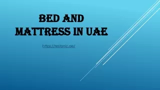 bed and mattress in uae