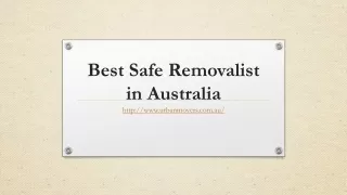 best safe removalist in australia