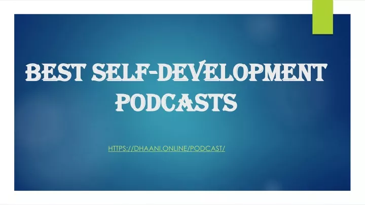 best self development podcasts