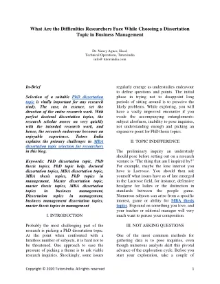 what are the difficulties researchers face while