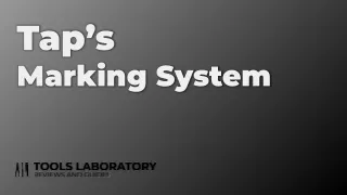tap s marking system