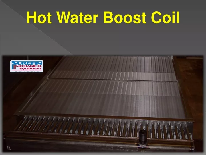 hot water boost coil