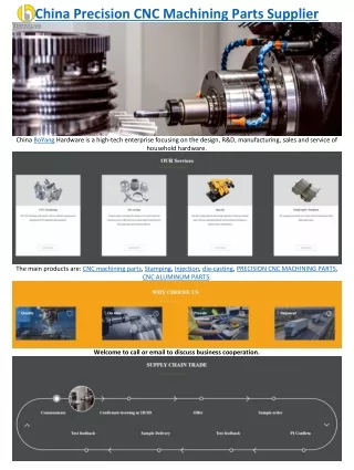 china precision cnc machining parts supplier