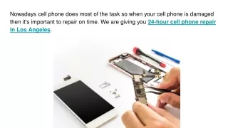 Phone repair 24 hours in Los Angeles