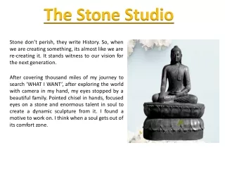 the stone studio