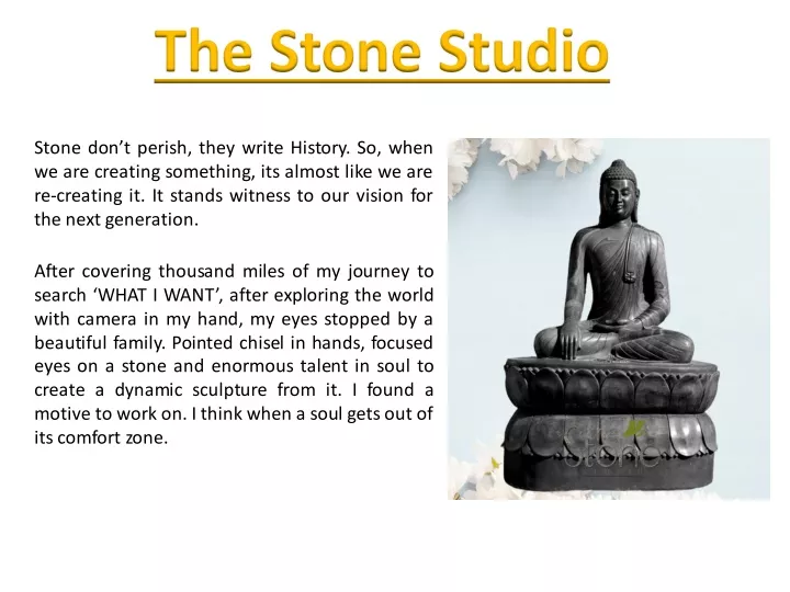the stone studio