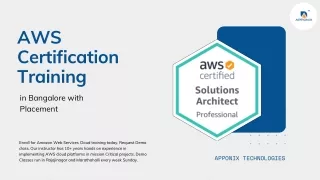 No.1 AWS Training in Bangalore | AWS Certification Training with Placement