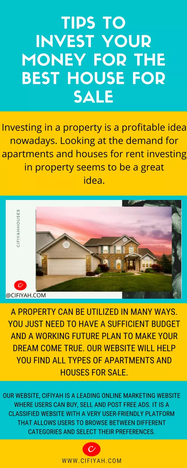 tips to invest your money for the best house