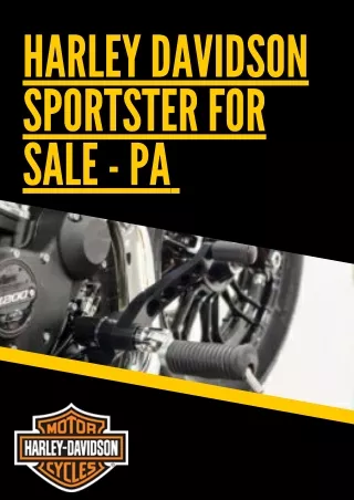 Harley Davidson Sportster For Sale - PA