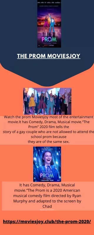 Watch the prom Moviesjoy most of the entertainment movie.