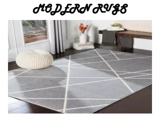 modern rugs