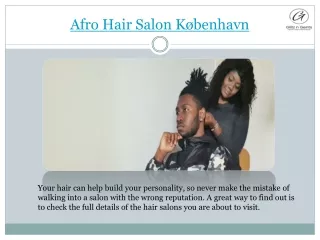 Afro Hair Salon København: GlitzNGents