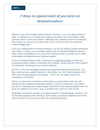 7 ways to expand reach of your print on demand