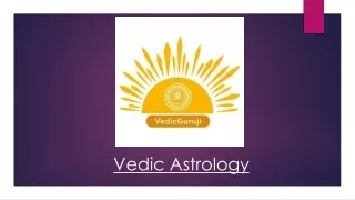 Vedic astrology