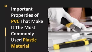 How did PVC become the most popular plastic material?