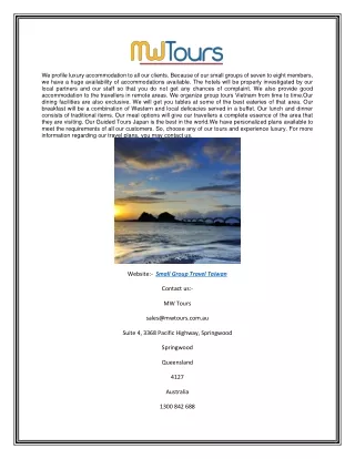 we profile luxury accommodation