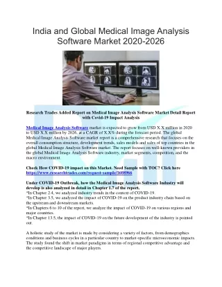 india and global medical image analysis software