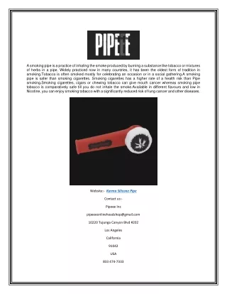 Karma Silicone Pipe | Pipeee
