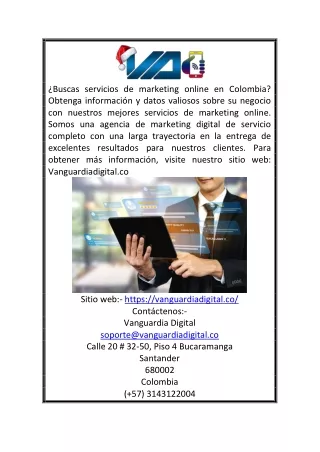 Mejores Servicios de Marketing Online Colombia | Vanguardia Digital