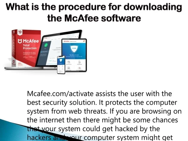 mcafee com activate assists the user with