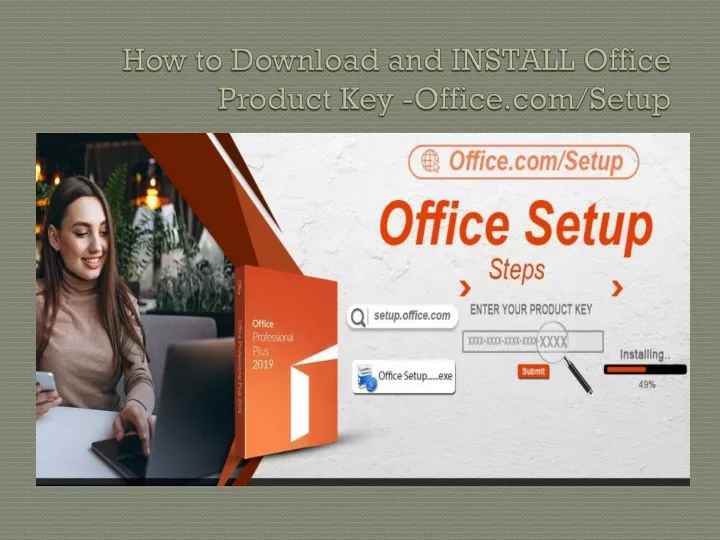 how to download and install office product key office com setup