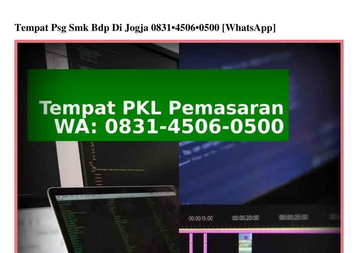 tempat psg smk bdp di jogja 0831 4506 0500