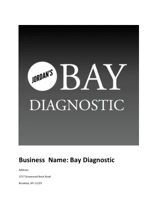 business name bay diagnostic