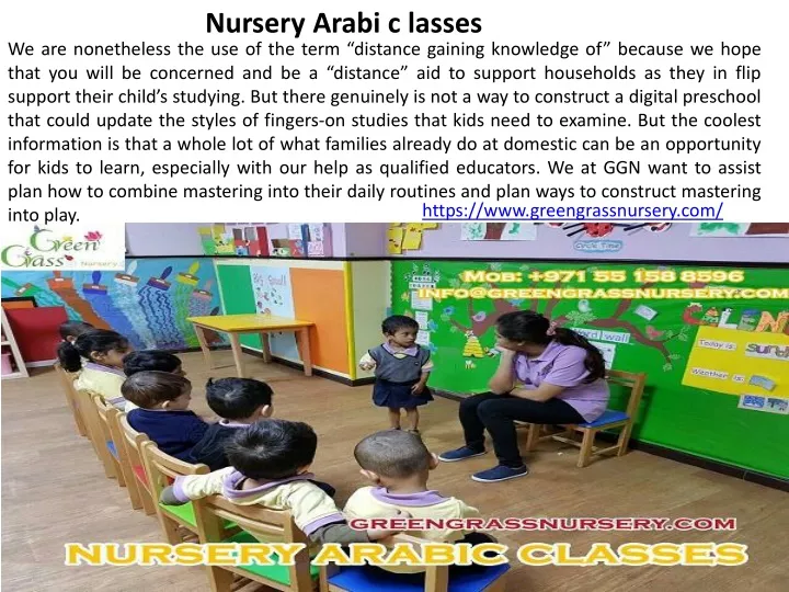 nursery arabi c lasses