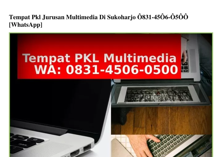 tempat pkl jurusan multimedia di sukoharjo