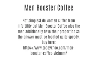 Men Booster Coffee