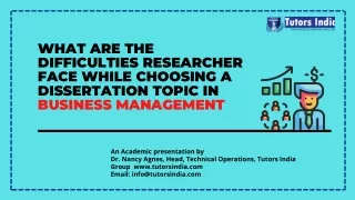 what are the difficulties researcher face while