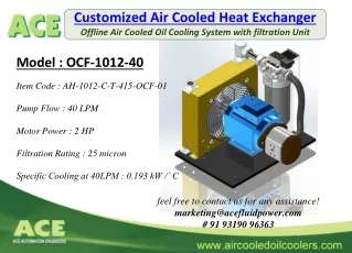 customized air cooled heat exchanger offline
