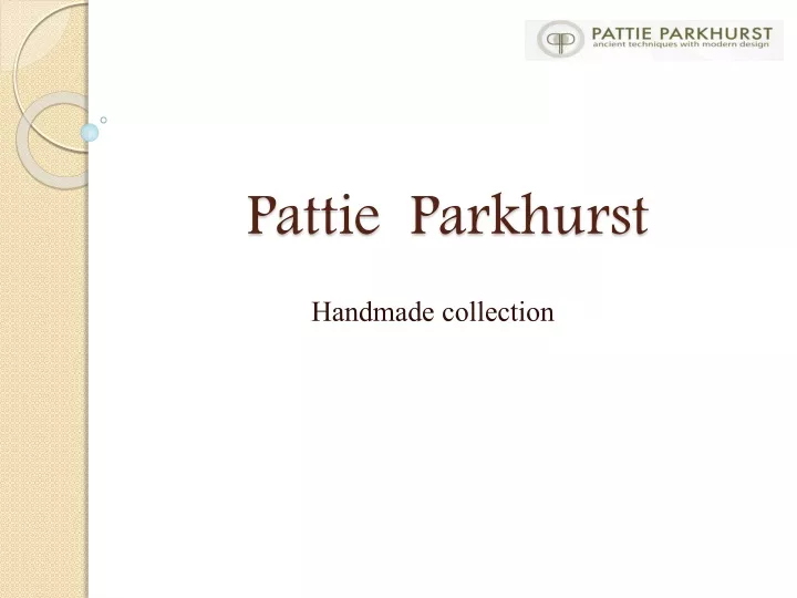 pattie parkhurst