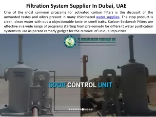 Water treatment chemicals supplier in UAE
