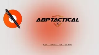ABP Tactical, LLC - Tactical pen.