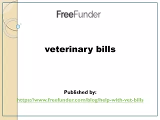 veterinary bills